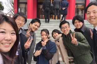 結家スタッフ初詣2
