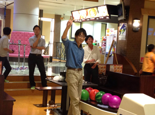結家ボーリング大会1